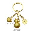thumbnail image 2 of 1Pc Gourd Ingot Coin Pendant Key Chain Decorative Bag Pendant Auspicious Pendant, 2 of 9