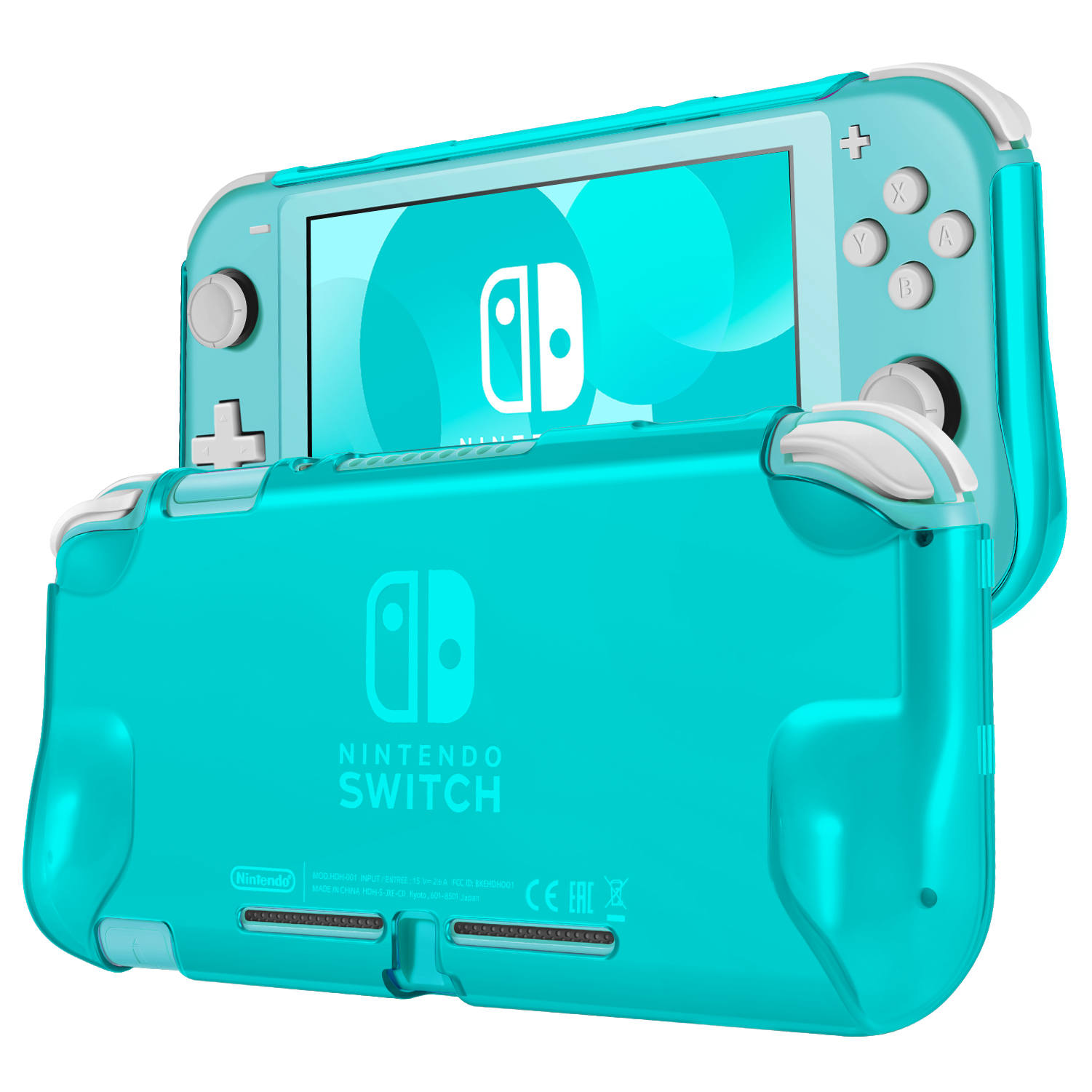 Hard Case for Nintendo Switch Lite Case Skin Cover (Turquoise) Comfort