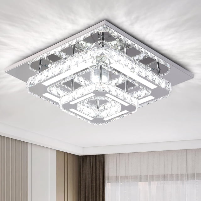 Lámpara de Cristal FRIXCHUR 30 cm LED Luz Blanca Fría 85-265V