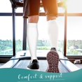 thumbnail image 3 of 3 Pairs Copper Compression Socks for Women & Men Circulation 15-20 mmhg - Better Blood Flow, Swelling, Best Support for Medical, Running, Nursing, 3 of 6
