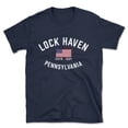 thumbnail image 1 of Lock Haven Pennsylvania Patriot Men's Cotton T-Shirt, 1 of 1