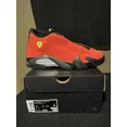 thumbnail image 4 of Ni - ke Air Jordan 14 Retro Ferrari 2025 GS Size 7Y IF5016-600 Red Black Ship Now DS New, 4 of 5