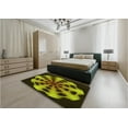 thumbnail image 4 of Ahgly Company Indoor Rectangle Patterned Black Bean Brown Area Rugs, 3' x 5', 4 of 6