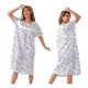 thumbnail image 5 of Camisón Con Diseno Floral Frescos Pijama Verano Mujer, 5 of 8