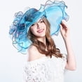 thumbnail image 3 of Chapeau de Mariage pour Femmes Église Derby Fascinator Kentucky Tea Party, 3 of 4
