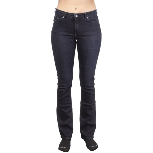 BLK DNM - BLK DNM Women's Low Rise Bootcut Jeans, Flint Grey, 28x32 ...
