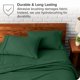 thumbnail image 5 of Juego de fundas de almohada Bare Home colección Premium 1800 tamaño estándar verde bosque 2 unidades, 5 of 7