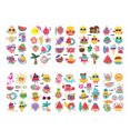 thumbnail image 2 of 10pcs Glittering Tattoo Sticker Animal Shape Waterproof Glitter Temporary Tattoo Patch for Children Summer Type 1, 2 of 5