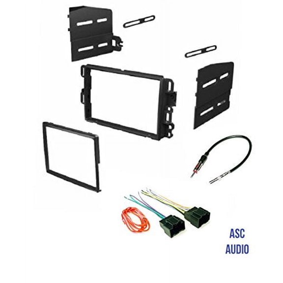ASC Car Stereo Dash Kit, Wiring Harness, Antenna Adapter, for Select 2007-2011 GM Vehicles, 12" x 8" x 4", Plastic