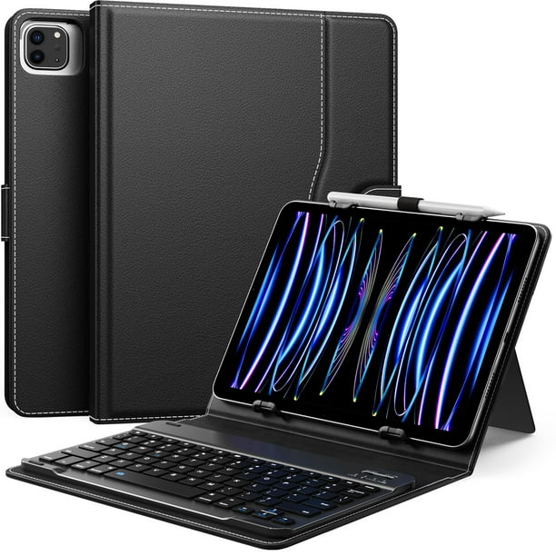 Funda para tableta con teclado QWERTY MoKo para tabletas de 9 a 11 pulgadas
