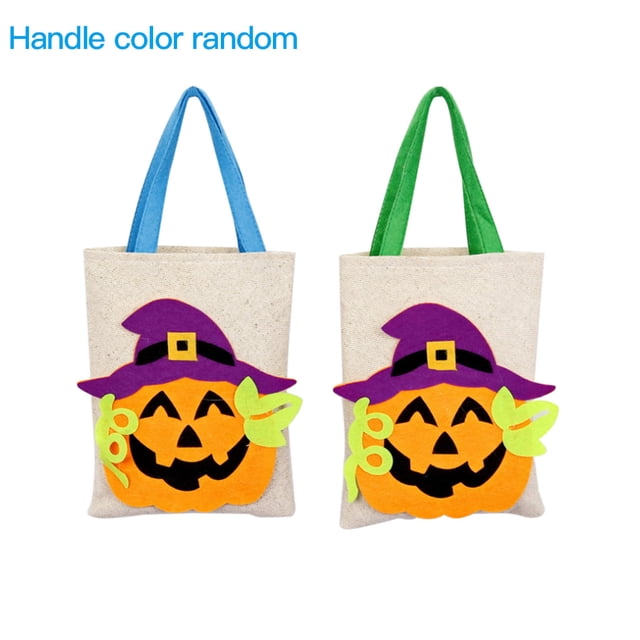 Bolso temático de Halloween para niños Bolso bandolera Fiesta de días festivos Niños Bolsa de almacenamiento de dulces, Tipo 1 Eigraketly HA9207-01B