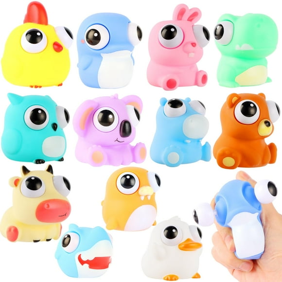 Juguetes llamativos LiyIQ de Squeeze Toys para niños de 4 a 8 años (12 unidades)