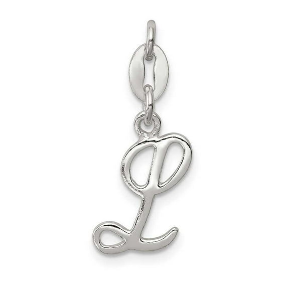 Sterling Silver Initial L Pendant