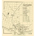 thumbnail image 3 of Beers 20x22 Black Modern Framed Museum Art Print Titled - New Castle Delaware Landowner - Beers 1868, 3 of 5