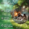 thumbnail image 2 of Elegant Metal Hanging Wind Spinners with Dynamic Sound Wave Design - Perfect for Yard and Garden Decor Adds Modern Charm, 2 of 6