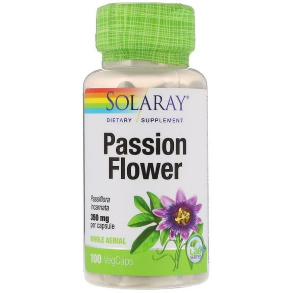 Solaray Fleur de la Passion 350 mg (100 Veggaps)