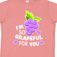 thumbnail image 4 of Inktastic Im So Grapeful For You with Cute Grapes Boys or Girls Toddler T-Shirt, 4 of 5