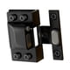 thumbnail image 1 of Bisagra hidráulica para puerta de gabinete de vidrio sin marco, versátil, silenciosa, de cierre suave Negro, 1 of 9