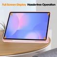 thumbnail image 5 of Case for Samsung Galaxy Tab S10 FE Plus 13.1" 2025, Folding Folio Ultra-Thin Smart PU Leather Tri-Fold Stand Stand Case Cover with Stylus Holder for Samsung Galaxy Tab S10 FE Plus 13.1" 2025, Pink, 5 of 8