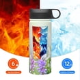 thumbnail image 6 of Pofeuu Purple Butterfly On Wild Print 18oz Sports Insulated Kettle, Sports Bottle Water Bottles For Men Women For Gym Hiking Camping Running Mountain Bike Outdoor Sports, 6 of 8