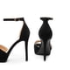 thumbnail image 3 of Sandalia DREAM PAIRS Tacón Stiletto Plataforma con Correa al Tobillo Negra Talla 7, 3 of 7