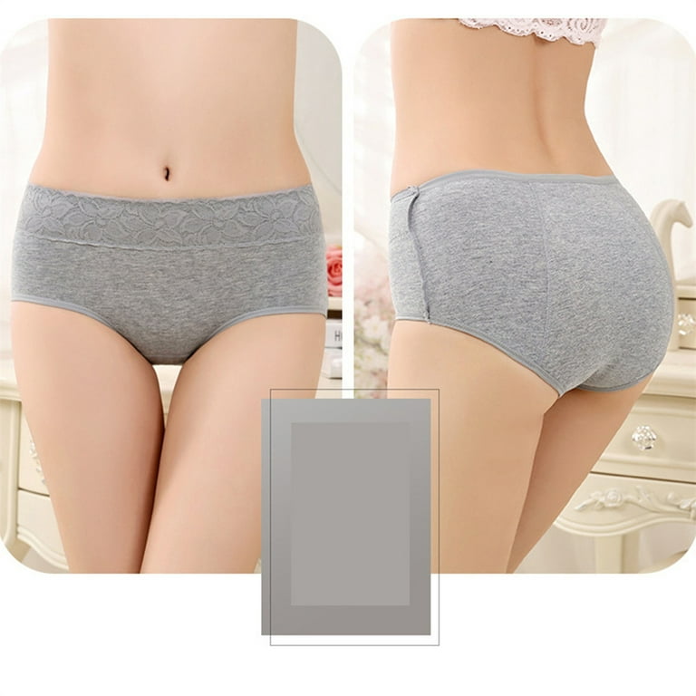 Mlqidk Teen Girls Period Underwear Menstrual Period Panties Leak-Proof  Organic Cotton Protective Briefs Pack of 3 