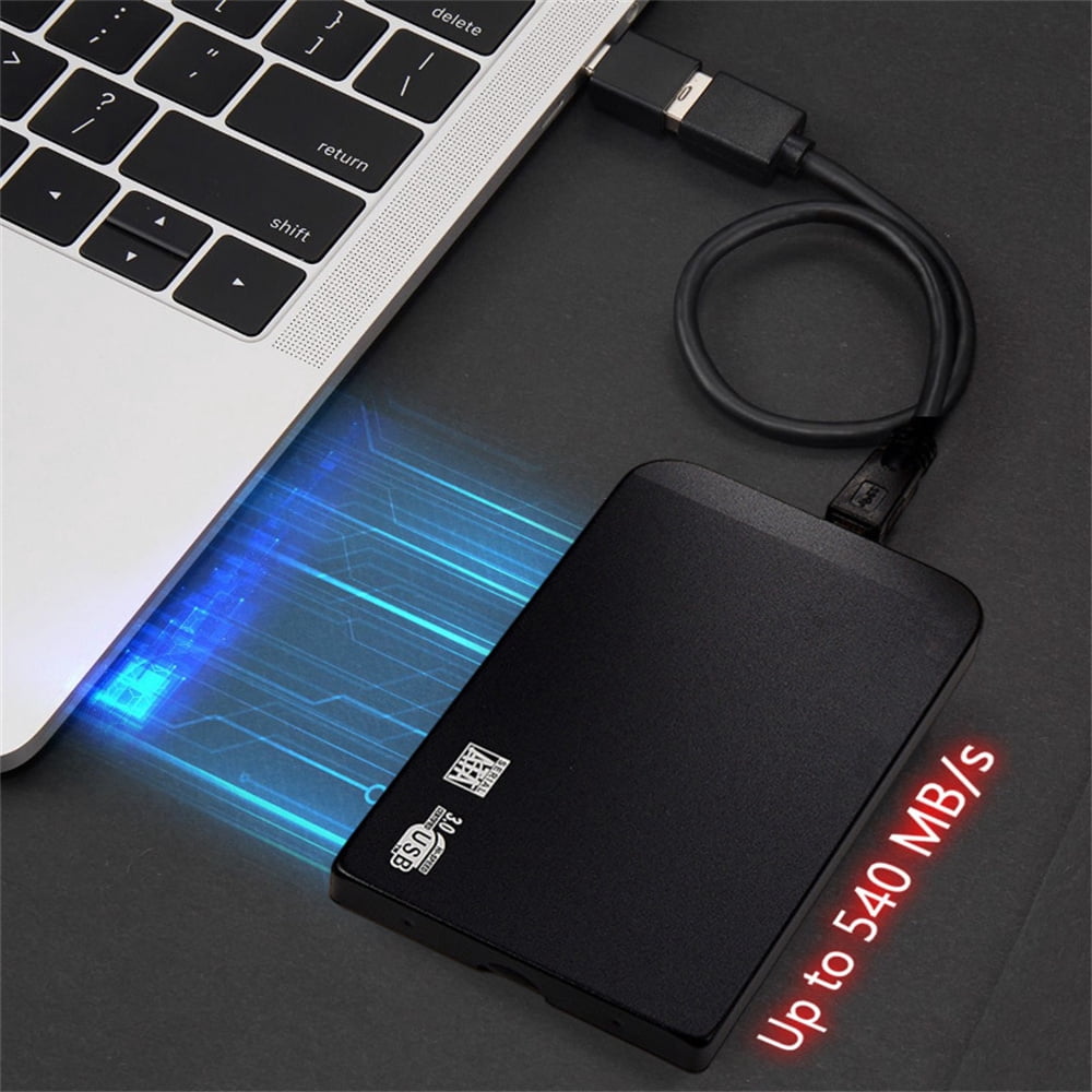 XIN External USB Hard Drive 4TB, USB 3.0 Portable Memory Storage Drive