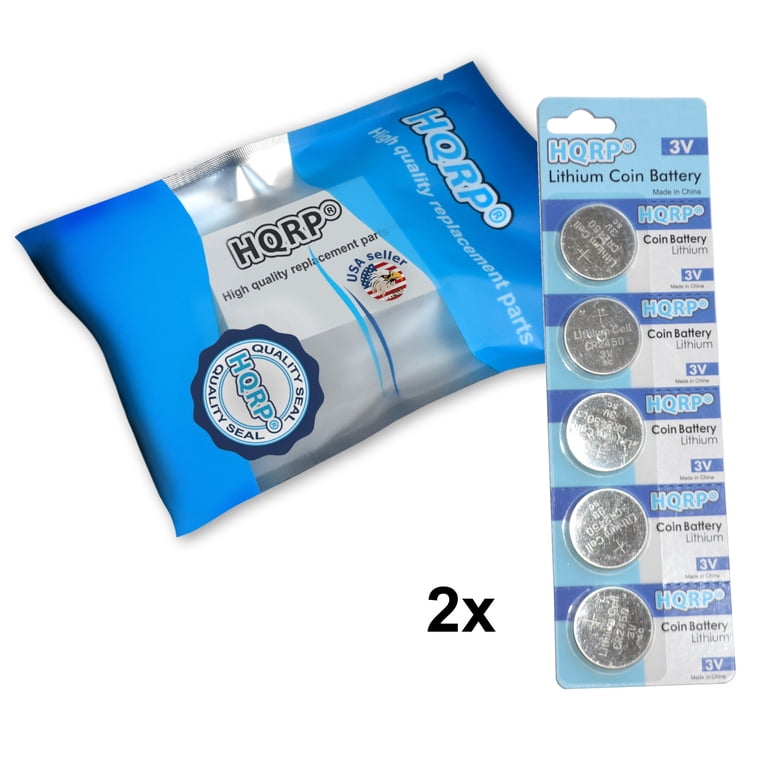 HQRP 10 Pack Lithium Coin Battery compatible with MILLER 217043
