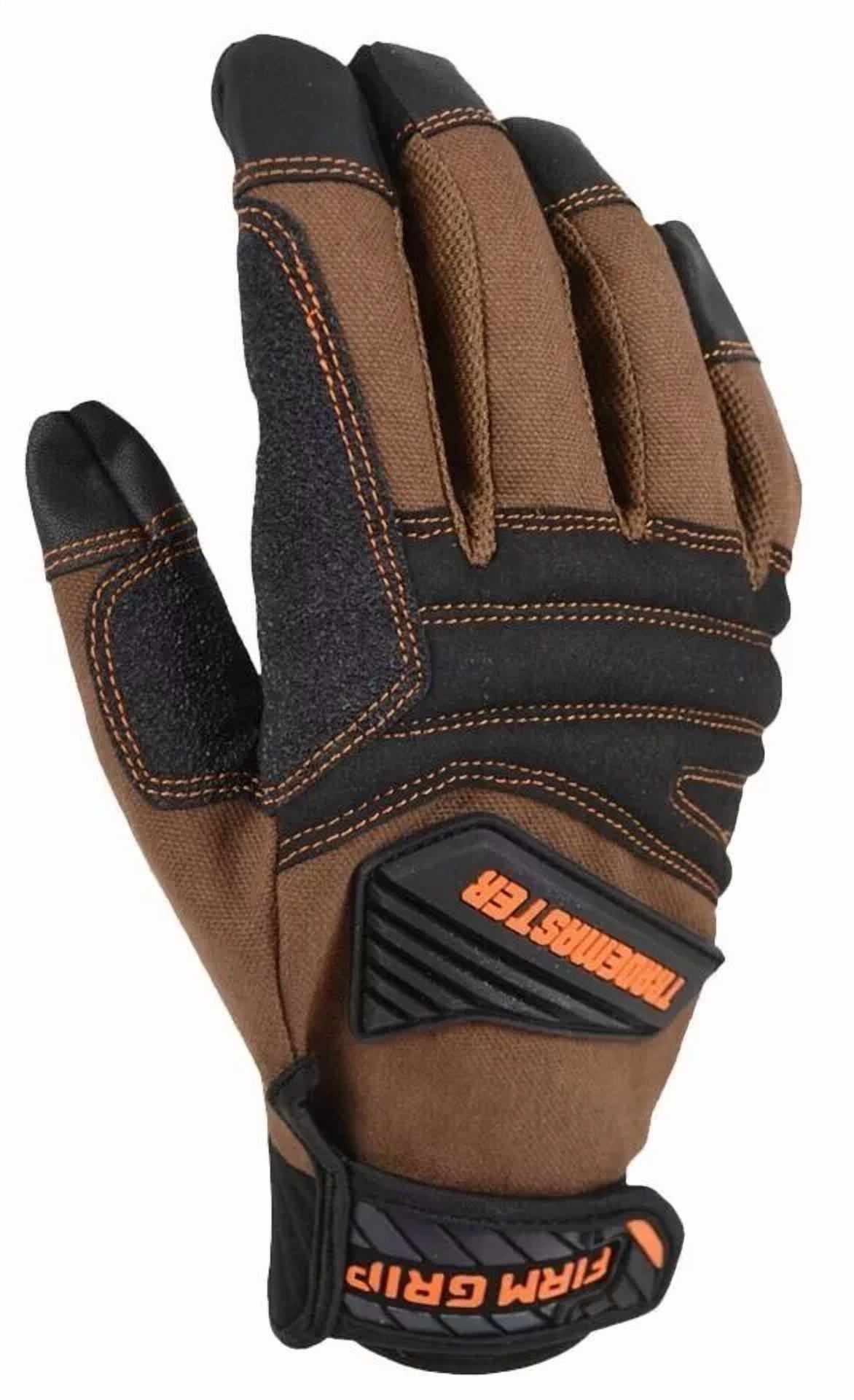 Firm Grip Trademaster X-Large Tan Duck Canvas Work Gloves with Reinforced Palm