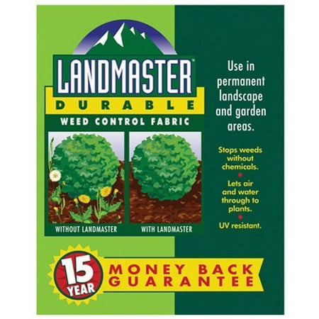 Easy Gardener 301051 3' x 100' Landmaster Durable Weed Control Fabric