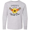 thumbnail image 3 of Inktastic Granny's Little Wild 1 with Beautiful Sunflower Long Sleeve Youth T-Shirt, 3 of 5
