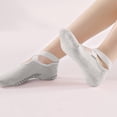 thumbnail image 4 of Babcutegg Pilates Socks for Women Athletic Wear Gym Wear with Straps Yoga Non-Slip Comfortable and Breathable Womens Athletic Wear Gray Size Free Size, 4 of 6