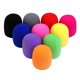 thumbnail image 2 of Juego de 10 micrófonos inalámbricos de largo alcance UHF, inalámbricos, de mano, dinámicos para voz. Multicolor 10 piezas, 2 of 9