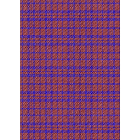 Ahgly Company Indoor Rectangle Patterned Magenta Pink Novelty Area Rugs, 4' x 6'