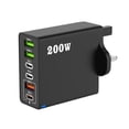 thumbnail image 1 of 200W Charger Super Fast Wall Charging USB C Multi-Port Mobile Phone Charger, 1 of 8