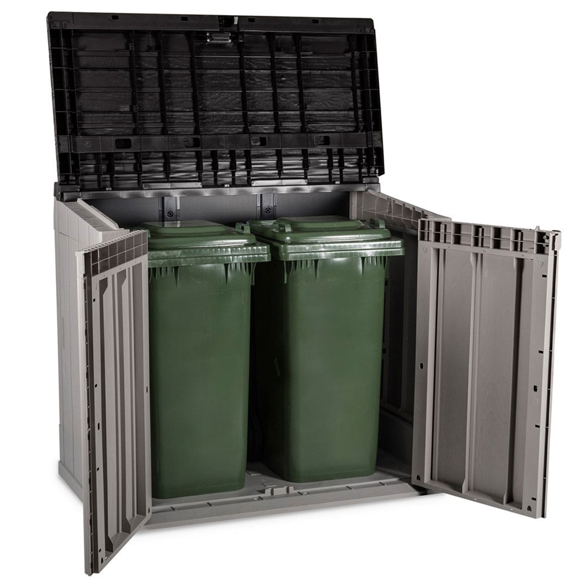 Toomax Stora Way All Weather XL 5' x 3' Storage Shed Cabinet, Taupe