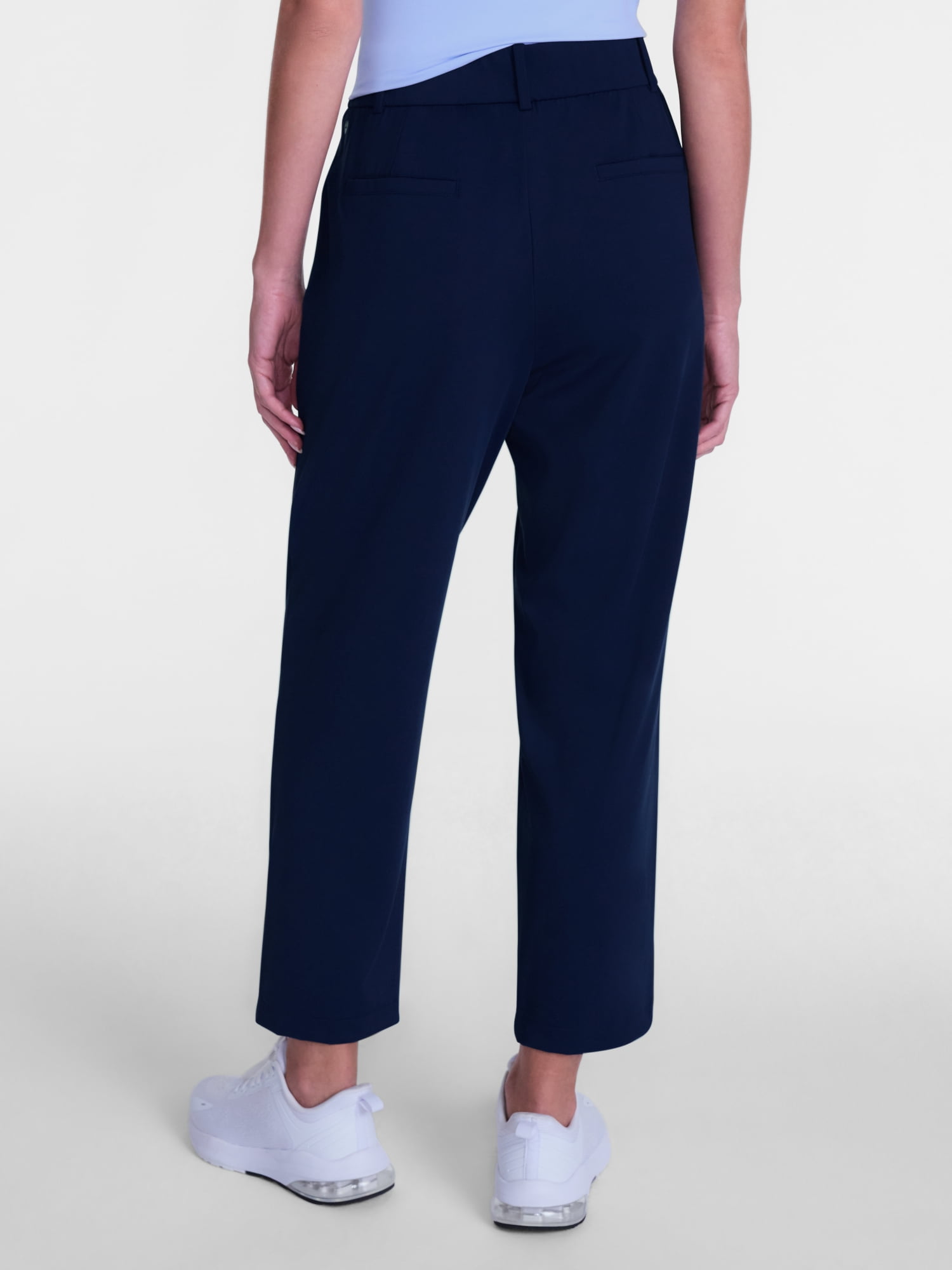 Avia Women's and Women's Plus Tapered Interlock Trousers, 27" Inseam, Sizes XS-4X