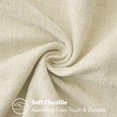 thumbnail image 4 of Fundas de almohada decorativas MIULEE 51 x 51 cm, color blanco crema, paquete de 2, 4 of 6