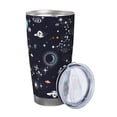 thumbnail image 2 of Susaid Galaxy2 Print 20oz Car Cup,Insulated Coffee Cup Fully Spill Proof Travel Coffee Mug, Stainless Steel Tumbler for Work Home Outdoor Car-Without Straw, 2 of 8