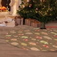 thumbnail image 6 of Sikiie Armadillo Floral 1 30-48 inches {designName} Print Christmas Tree Skirt Snowman Xmas Tree Skirt with Edge Christmas Decorations for Holiday Party-48", 6 of 7