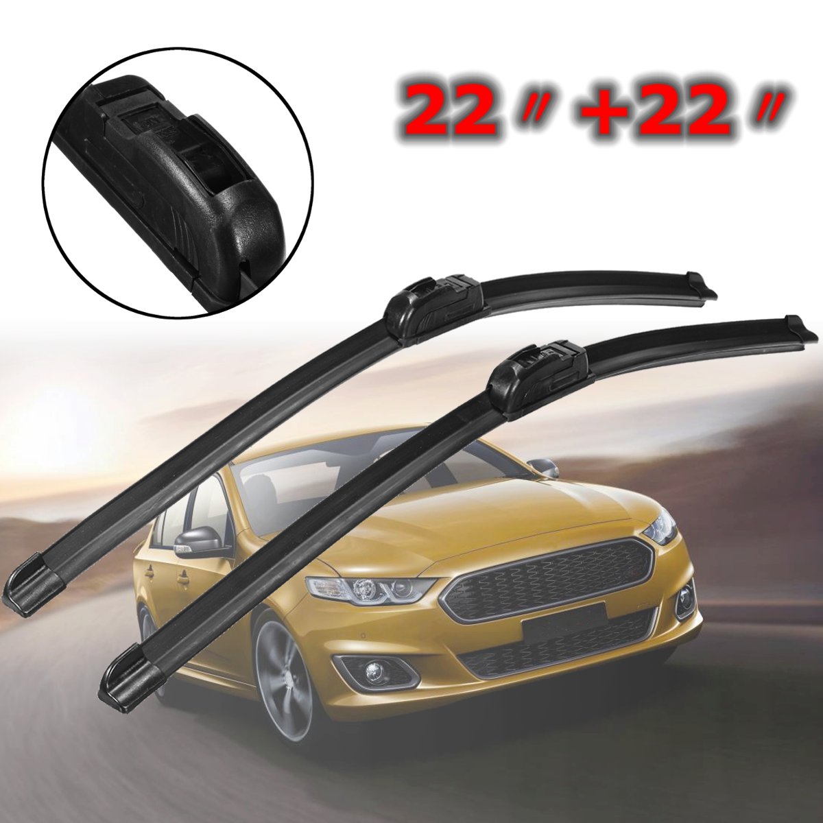 Pair of Windshield Wiper Blades 22'' For Ford Falcon BA BF 20022008 Walmart Canada