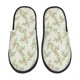 thumbnail image 1 of Fotbe Rose Pantuflas Peludas para Mujer con Estampado, Zapatillas de Peluche, Zapatos de Invierno para Casa, Uso Interior y Exterior-Large, 1 of 8