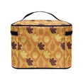 thumbnail image 4 of HELLHERO Maple Leaves Travel Make Up Organizer Bag Multipurpose Polyester Women Girlfriend Teacher Valentines Day Gifts, 4 of 5