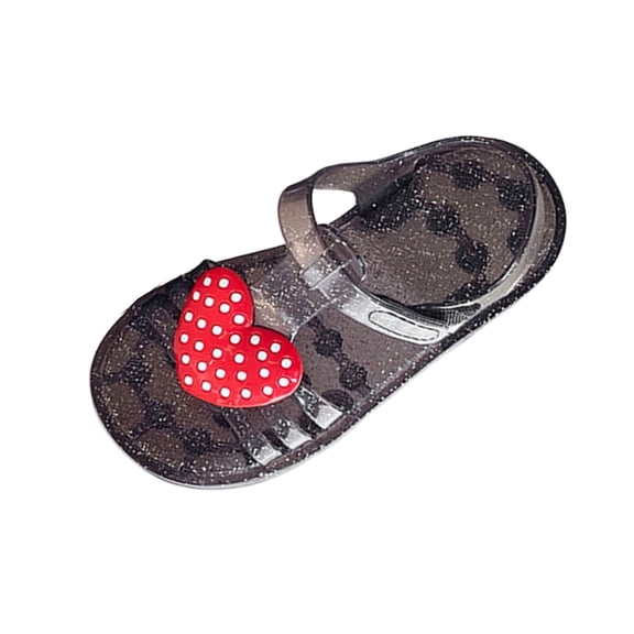 IVEYRTF Girls Summer Thick Soled Crystal Sandal Shoes Spring Summer for Everyday Casual Wear Activities Shoes