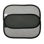 Parent's Choice Baby Car Window Cling Shades, UPF 50+, Universal Fit, Blocks Heat & UV, 2 Pack, Black