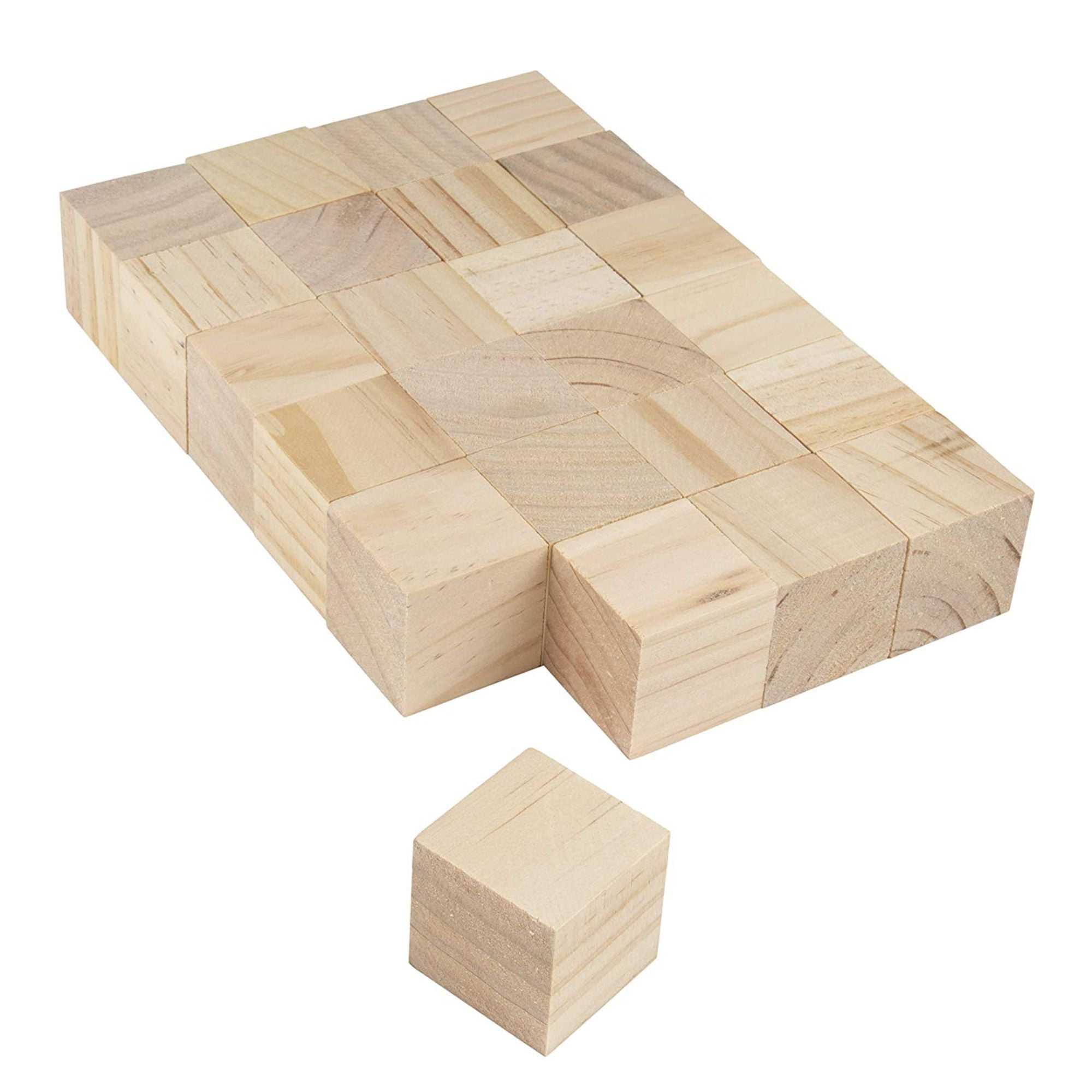 unfinished wood blocks