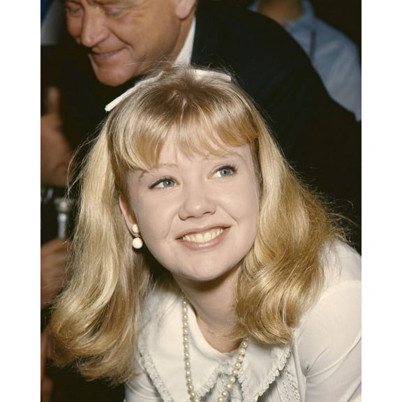 Hayley Mills Smiling Young Candid Pose With Father John 24X36 Classic Hollywood Poster