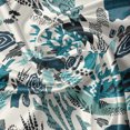 thumbnail image 5 of Ambesonne Underwater Valance Pack of 2, Marine Life Abstract Art, 42"X18", Petrol Blue Ivory, 5 of 5