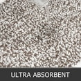 thumbnail image 6 of Findosom 3pcs Bathroom Rugs Set with U-Shaped Mat, Non Slip, Quick Drying, Ultra Soft and Water Absorbent Bath Rug Mat Carpet Machine Washable 18"x26"+18"x48"+U Shape 20"x24" Coffee, 6 of 10
