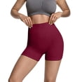 thumbnail image 2 of 3D Compression Leggings JIANLAI Womens Ribbed Seamless High Waist Biker Shorts Stretchy Knit Athletic Workout Shorts Soft Breathable Gym Yoga Running Casual Active Bottoms, 2 of 4